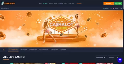 CASHALOT.bet Review: Online Bets : Live casino betting and games